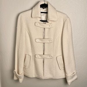 Countess Vintage White Peacoat